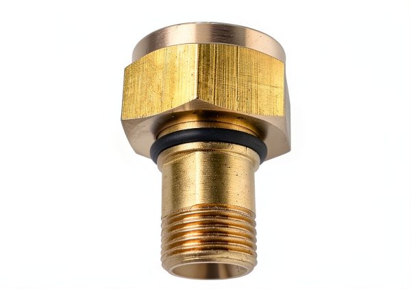 Zreneyfex Gold Brass Acetylene Adapter for Automotive-3