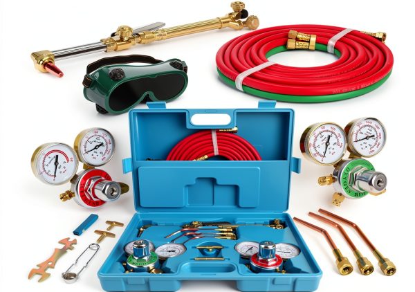 GCCSJ Oxyacetylene Torch Kit Blue Plastic Design-0