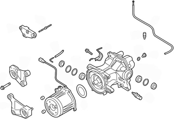 B.ZSSY Rear Viscous Coupling Assembly Mazda CX-3 CX-5 CX-9-3