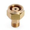Zreneyfex Gold Brass Acetylene Adapter for Automotive-5