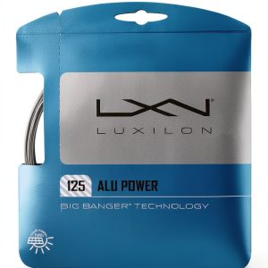 Luxilon ALU Power 125 Tennis String Wilson Silver-0