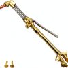 JZWELD Oxyacetylene Cutting Torch Set Brass Heavy Duty-0