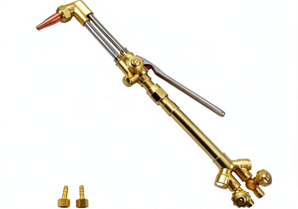JZWELD Oxyacetylene Cutting Torch Set Brass Heavy Duty-0