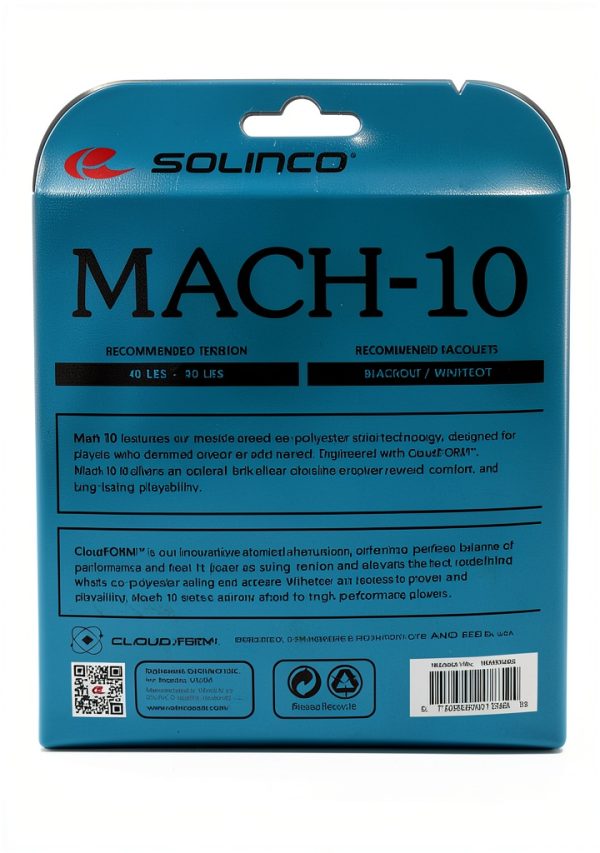 Mach-10 Co-polyester Guitar Strings Blue 17/1.20-2