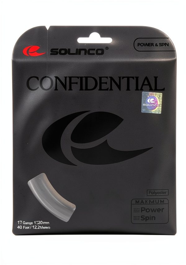Solinco Tennis Strings Dark Grey Co-Polyester-0