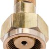 Zreneyfex Gold Brass Acetylene Adapter for Automotive-1