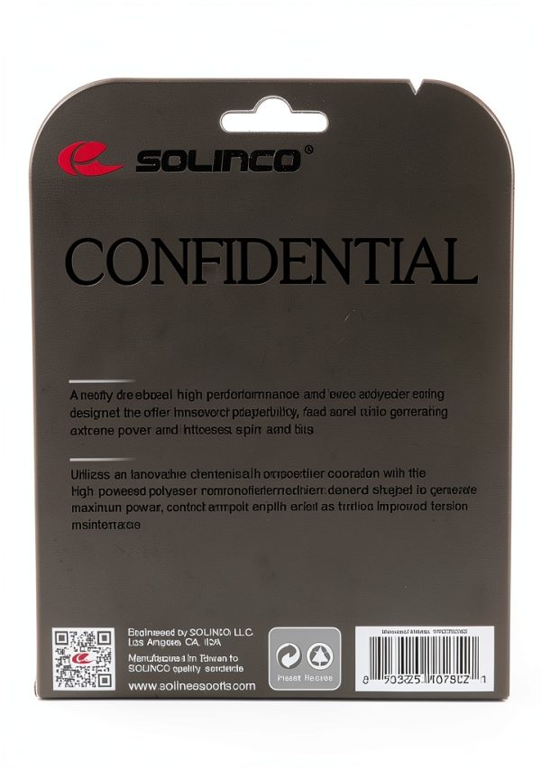 Solinco Tennis Strings Dark Grey Co-Polyester-2