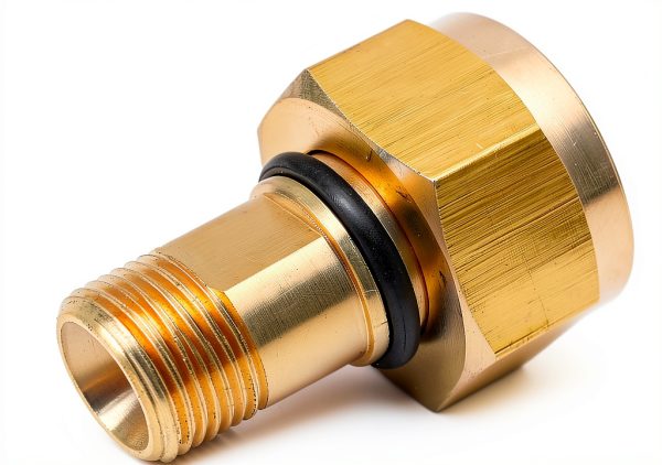 Zreneyfex Gold Brass Acetylene Adapter for Automotive-0