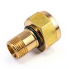 Zreneyfex Gold Brass Acetylene Adapter for Automotive-4