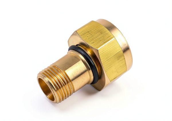 Zreneyfex Gold Brass Acetylene Adapter for Automotive-4