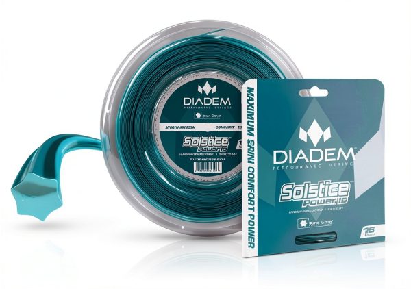 Diadem Sports teal racket string 15L gauge-1