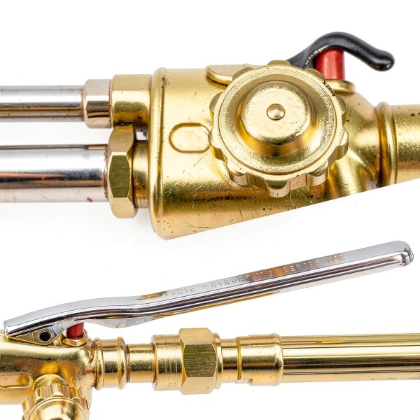 JZWELD Oxyacetylene Cutting Torch Set Brass Heavy Duty-2