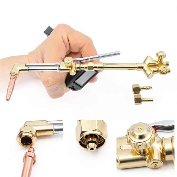 JZWELD Oxyacetylene Cutting Torch Set Brass Heavy Duty-3