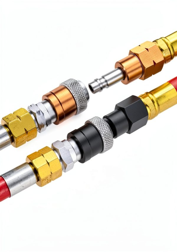 JUFZQO 9/16 inch Metal Quick-Connect Connector for-5