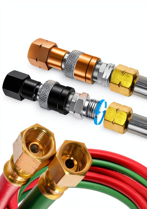JUFZQO 9/16 inch Metal Quick-Connect Connector for-1