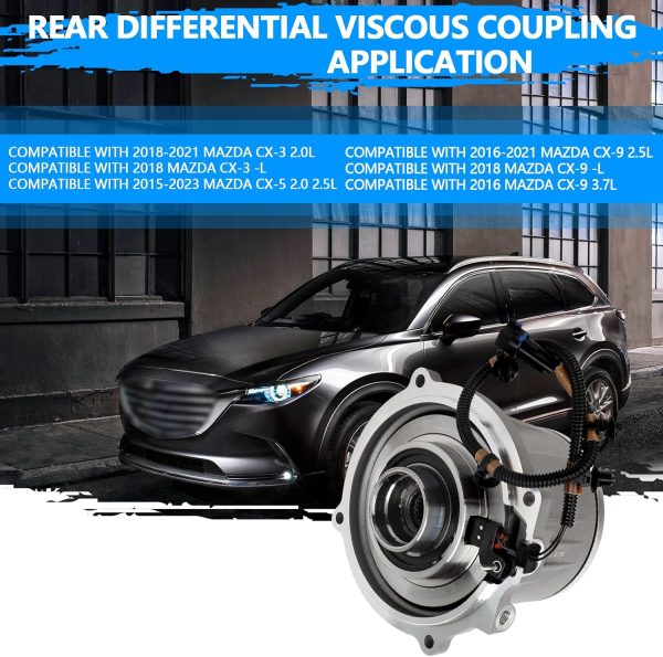 B.ZSSY Rear Viscous Coupling Assembly Mazda CX-3 CX-5 CX-9-4