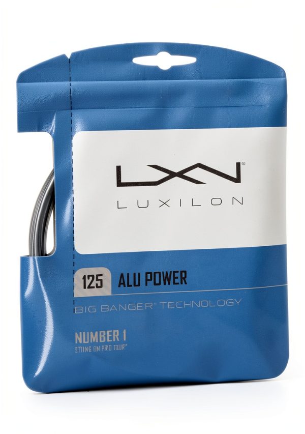 Luxilon ALU Power 125 Tennis String Wilson Silver-3