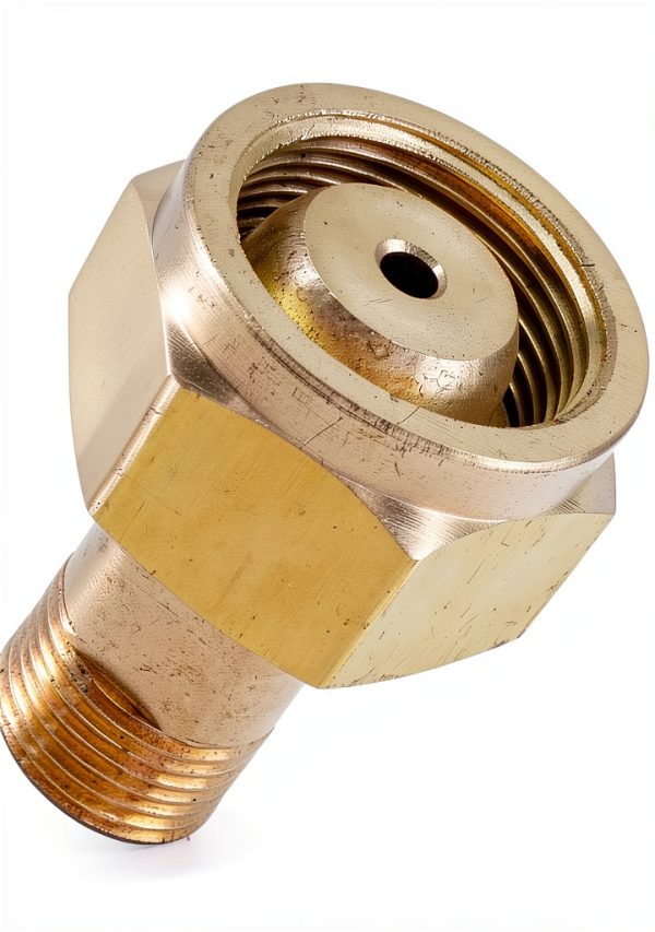 Zreneyfex Gold Brass Acetylene Adapter for Automotive-2