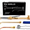 Oxy Fuel Torch RX WELDER Gold Brass Heavy Duty-0