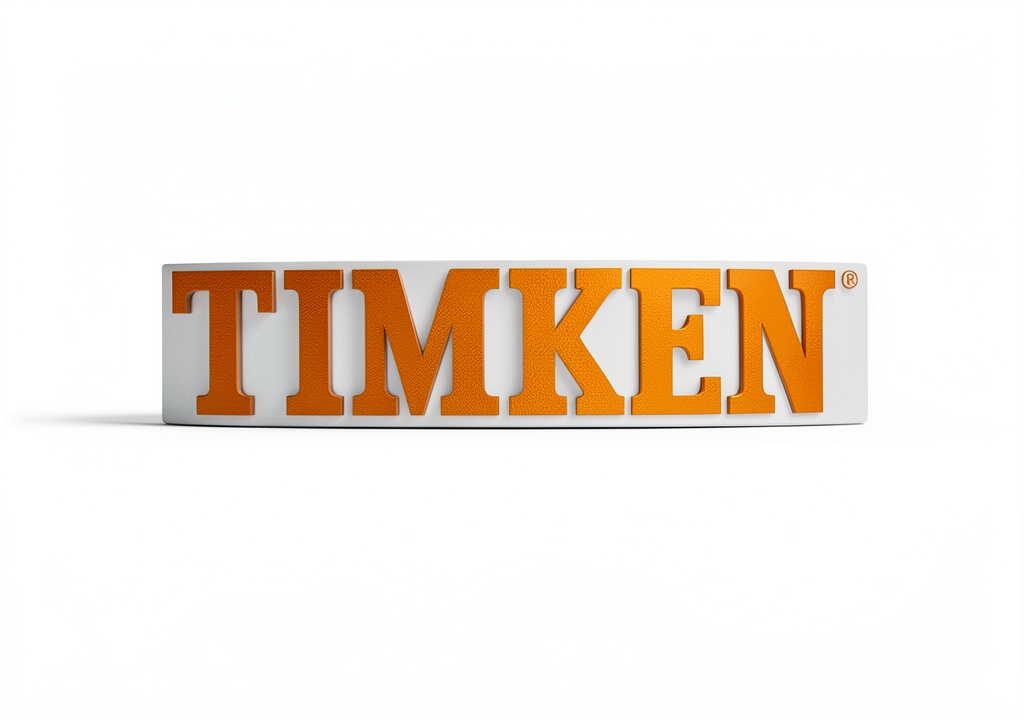 Technician installing Timken harmonic balancer sleeve in an engine bay