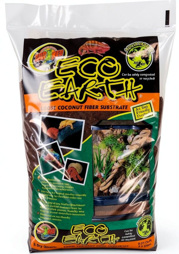 Zoo Med Eco Earth Loose Coconut Fiber Substrate 8 Qt 2-Pack Natural-3