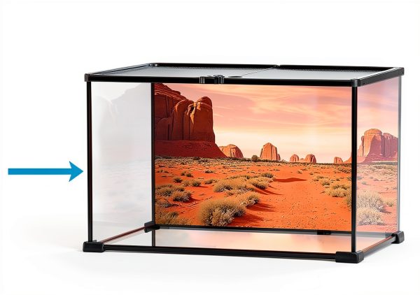 Reptile Tank Background Duedusto 36x18in 40 Gallon Set - 3 Styles-2