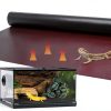 Reptile Carpet Bedding Uigidori 17.7x78.7in Black Cuttable Substrate-5