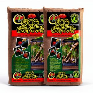 Zoo Med Eco Earth Loose Coconut Fiber Substrate 8 Qt 2-Pack Natural-0