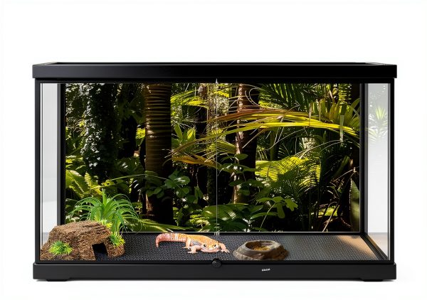 Reptile Tank Background Duedusto 36x18in 40 Gallon Set - 3 Styles-5