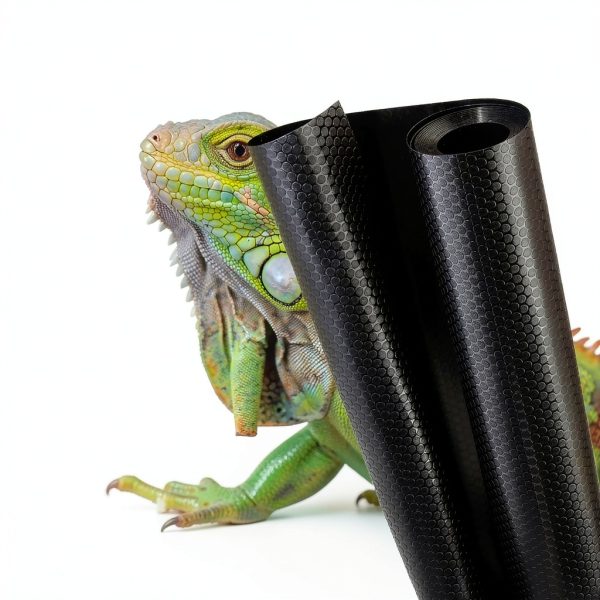 Bearded Dragon Tank Accessories Vodolo Terrarium Carpet 79‑inch Black-2