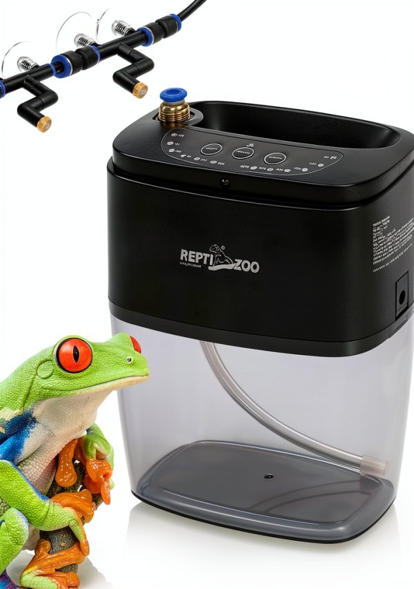 REPTI ZOO 800ml Portable Mister Fogger for Terrarium-Adjustable Nozzle-0