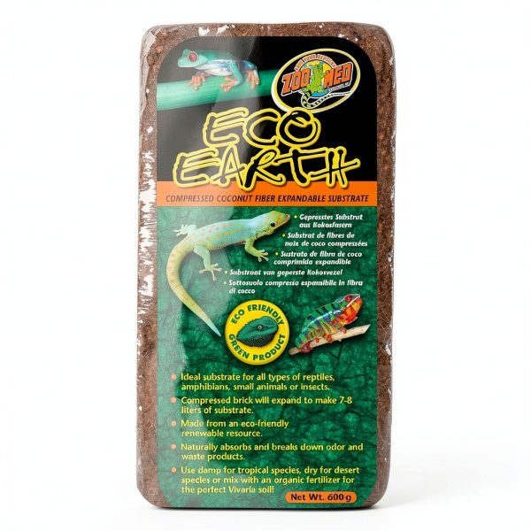 Zoo Med Eco Earth Compressed Coconut Fiber Terrarium Substrate 3 Pack-1